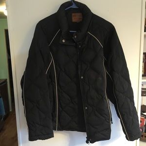 Outback Trading Co Black Jacket w/ removable hood
